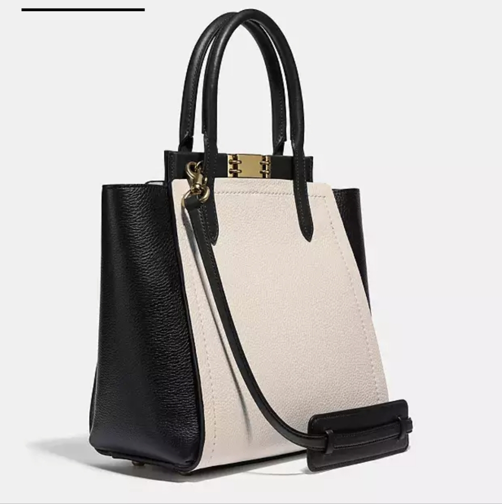 Coach Troupe Tote In Colorblock.